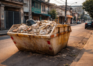 Qual o valor da diária de uma caçamba de entulho em 2026?